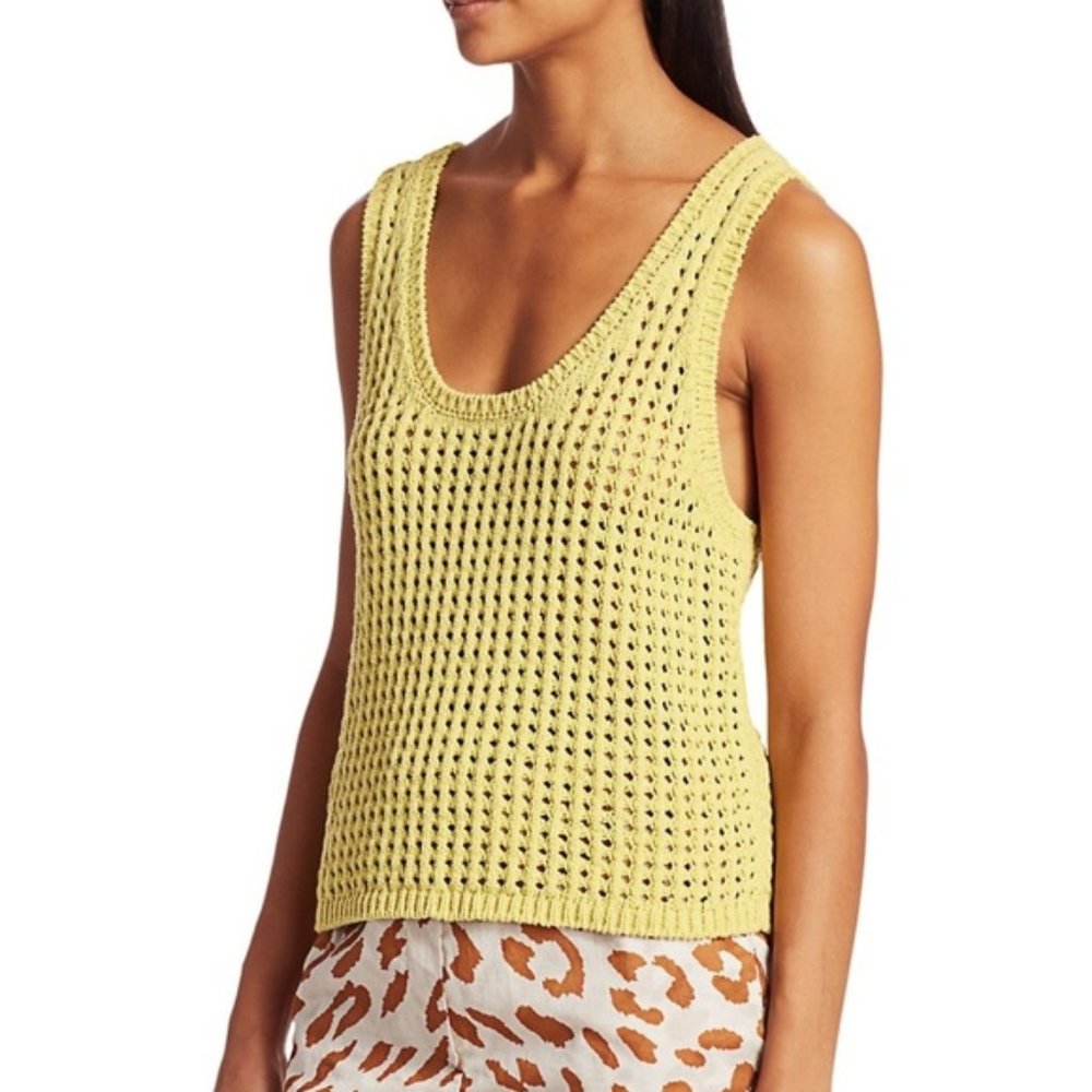 Nanushka Tula Yellow Knit - Small